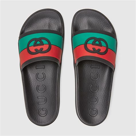 cheap used gucci slides|gucci knockoff slides for men.